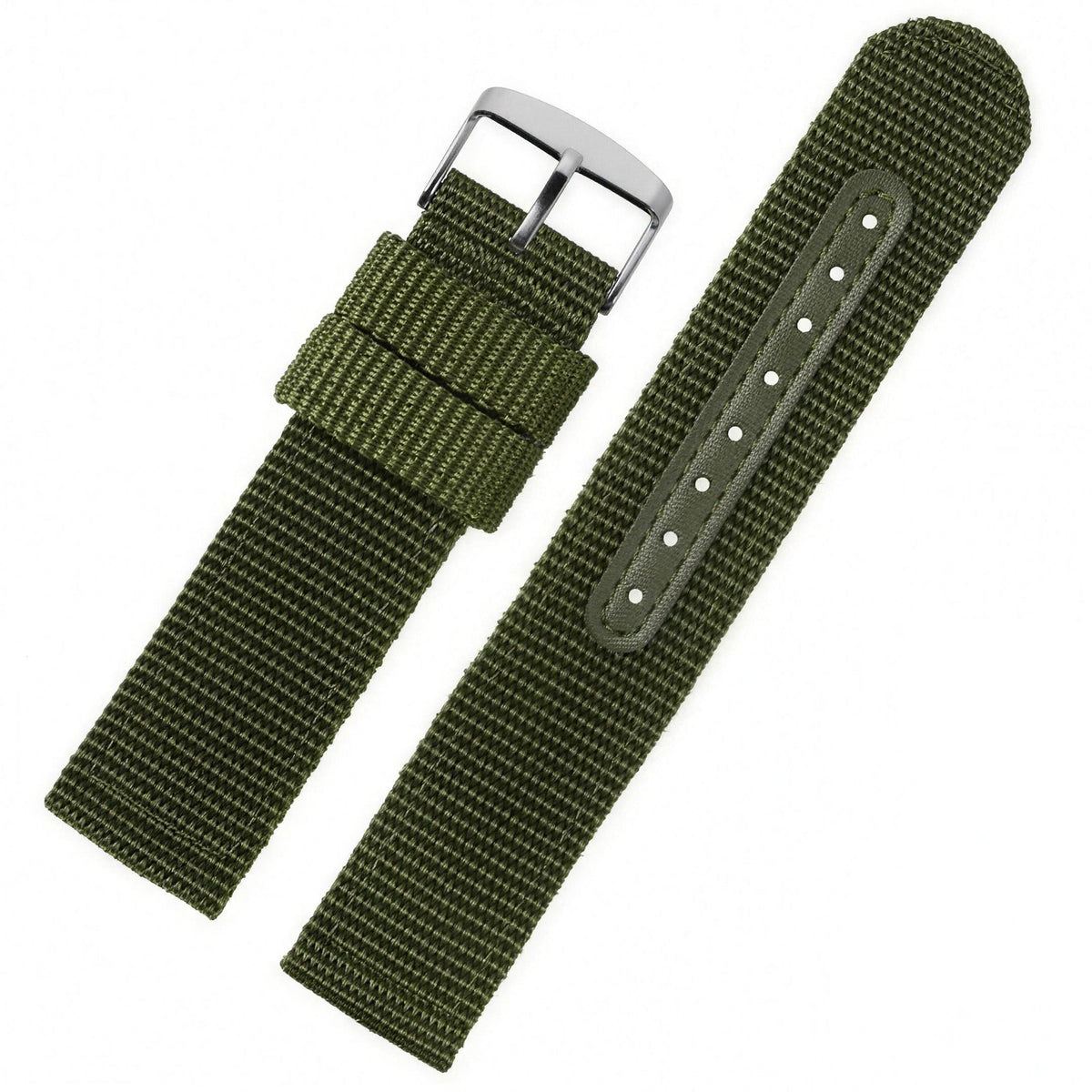 UPro Classic Ballistic Nylon quick-release watch strap - Green
