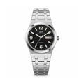 Carnival black day-date automatic watch on an integrated steel bracelet
