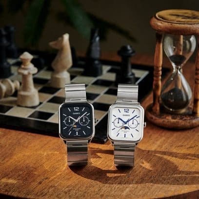 Casio MTP-M305D moon phase collection