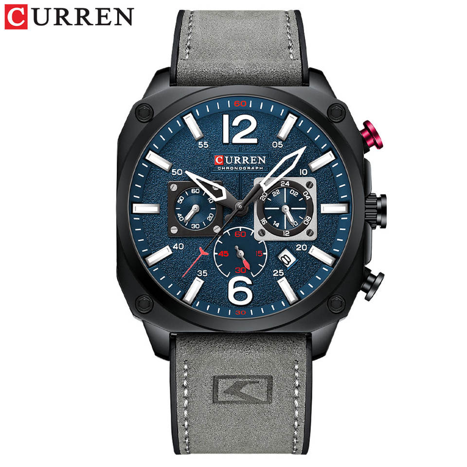CURREN leather chronograph supplier gallery