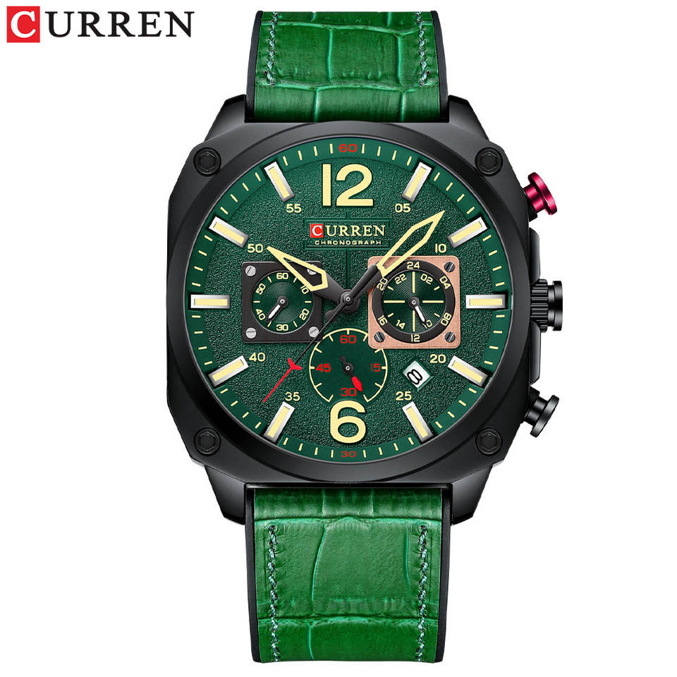 CURREN leather chronograph supplier gallery