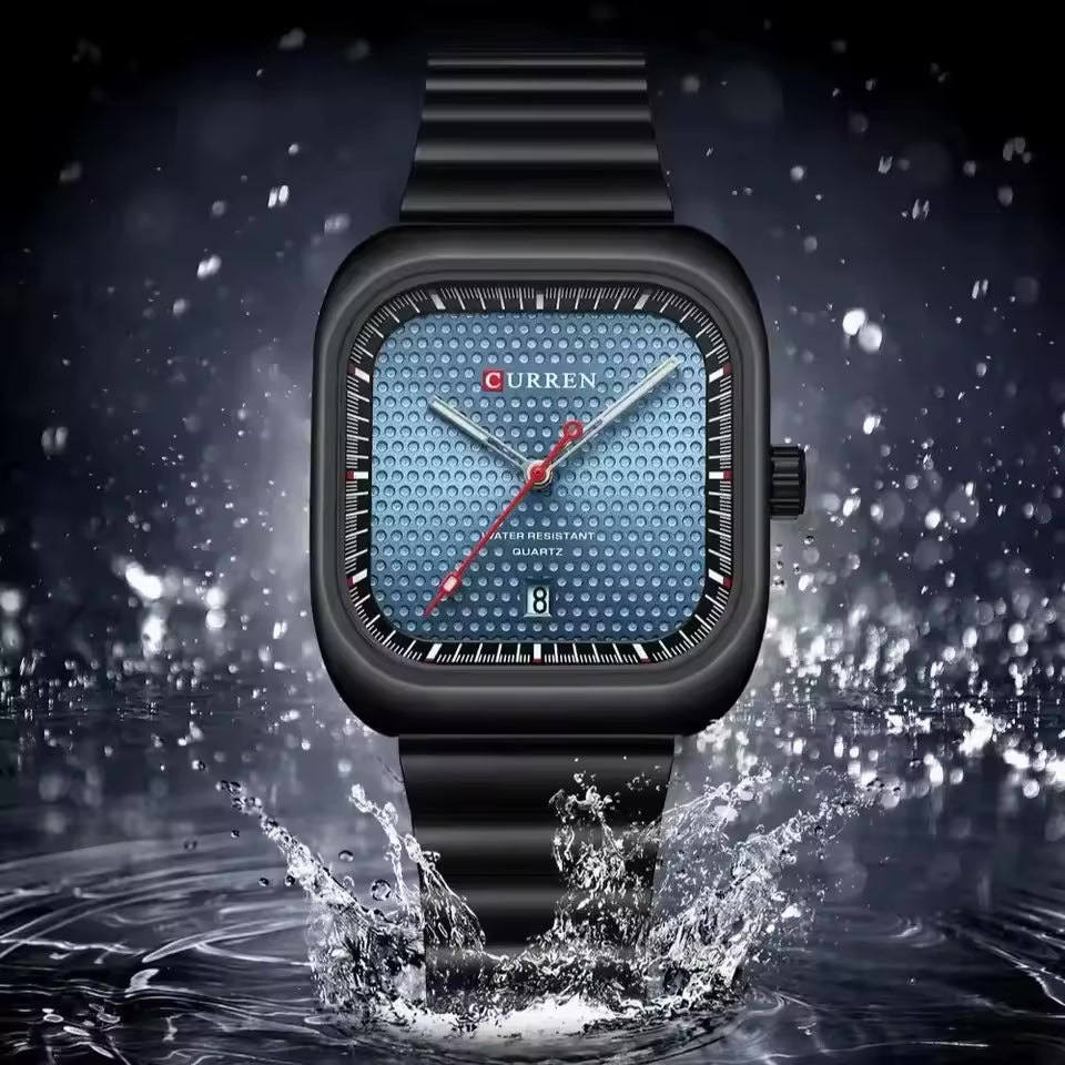 CURREN Square Quartz Watch