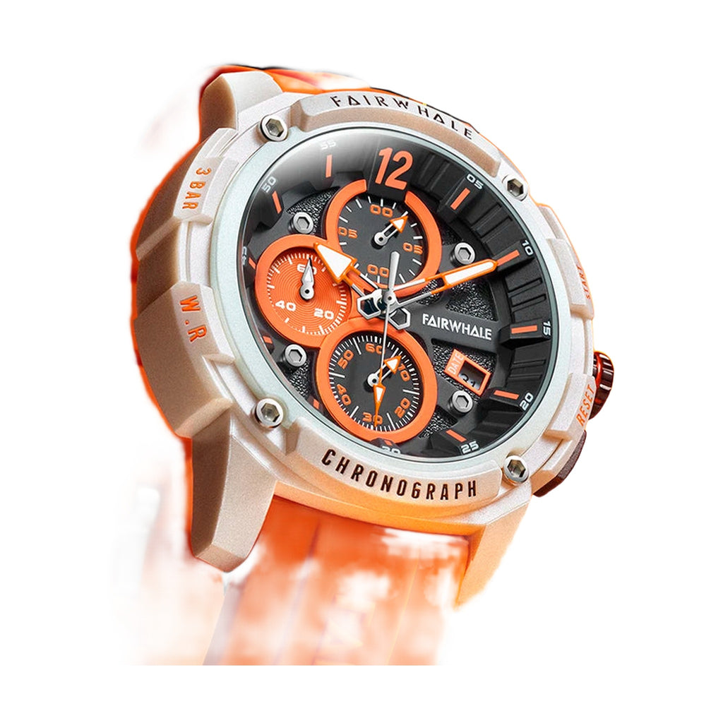 Mark Fairwhale Resin Sport Chronograph, orange