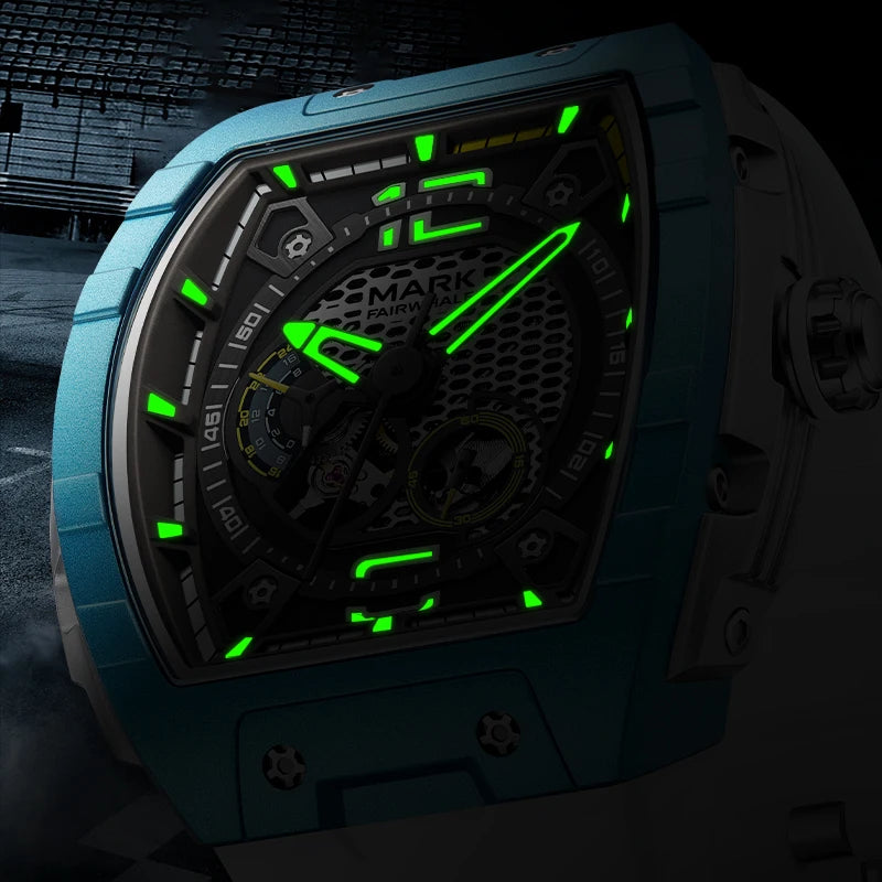 Mark Fairwhale tonneau automatic watch packaging