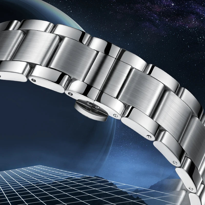 Mark Fairwhale skeleton automatic watch packaging