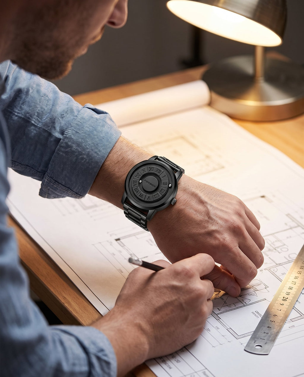 AWC Magnetic Ball Quartz drafting table wrist shot
