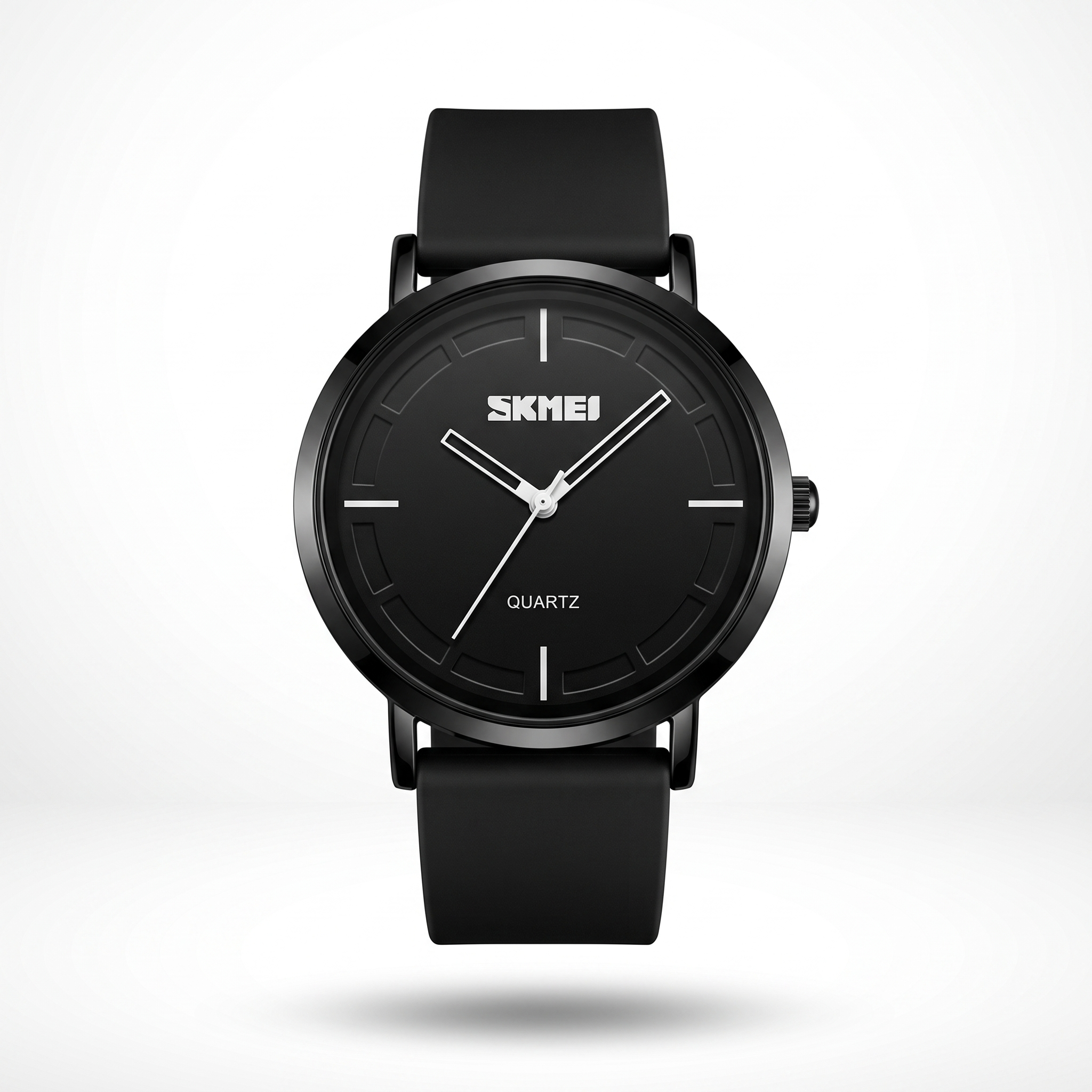 AWC Minimalist Slim Quartz , black dial, hero