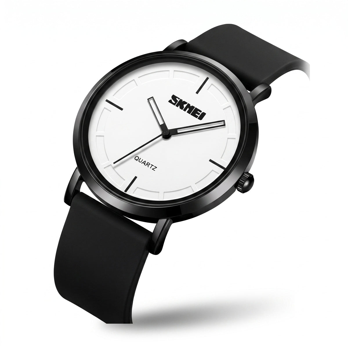 SKMEI , black case white dial hero