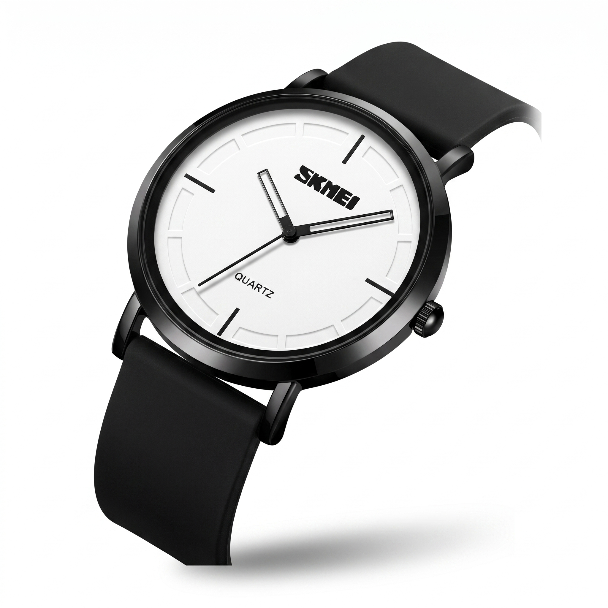 SKMEI , black case white dial hero