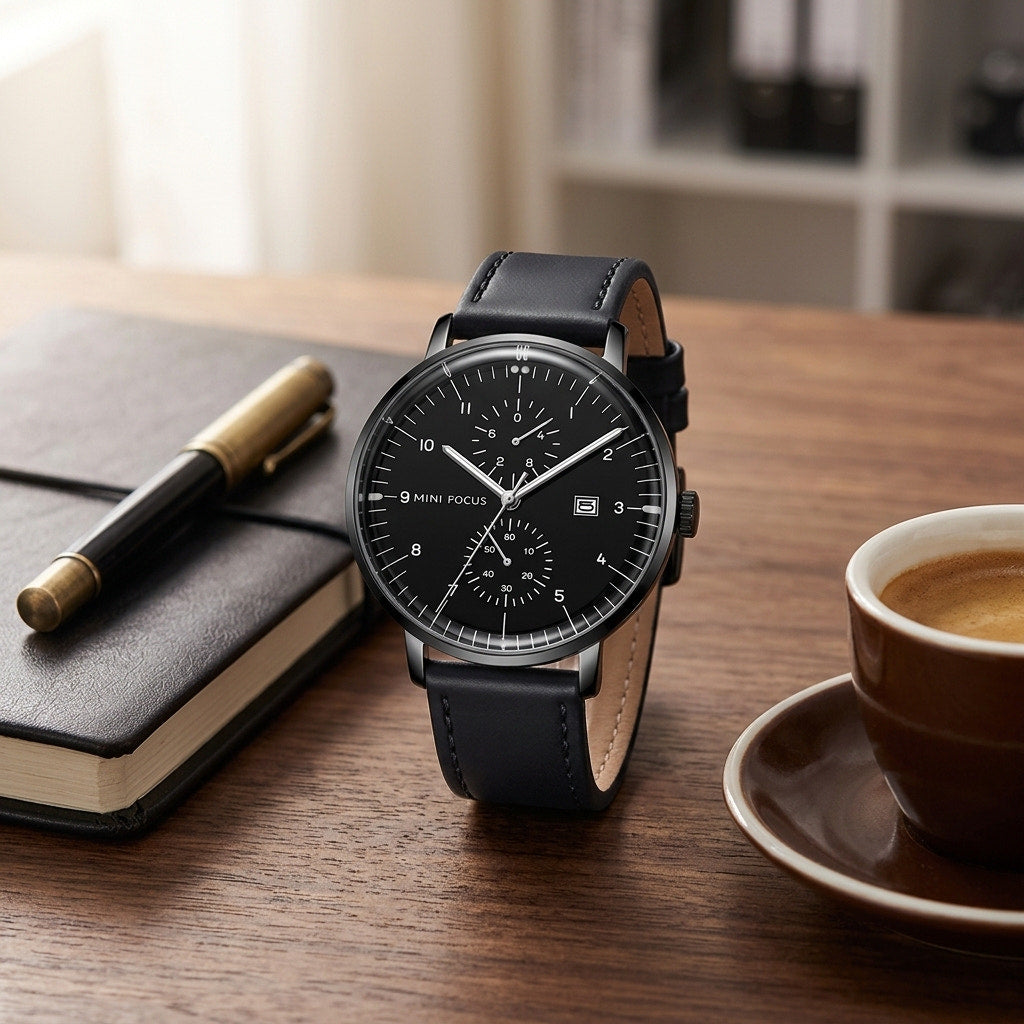 MINI FOCUS black dial lifestyle desk