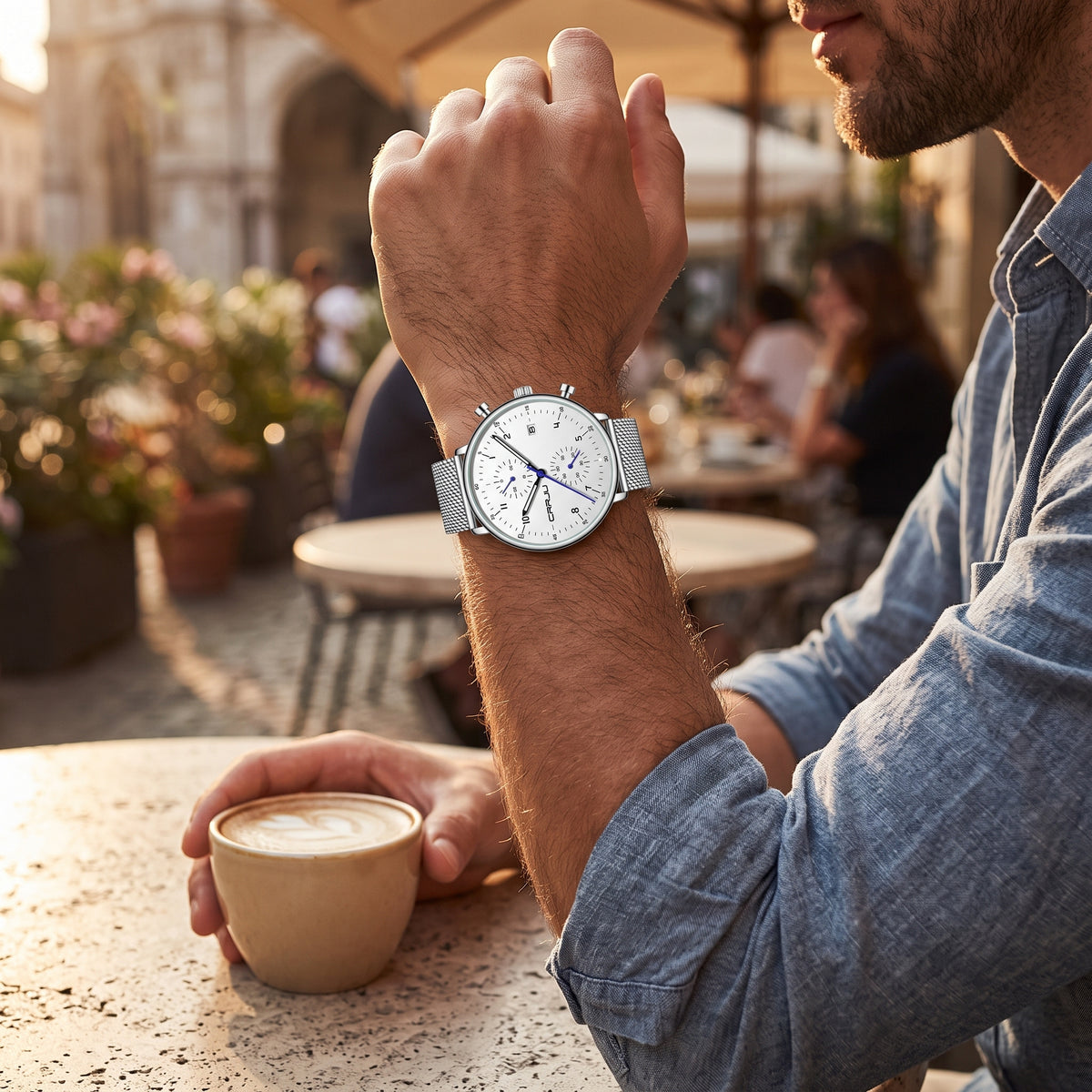 CRRJU white dial cafe