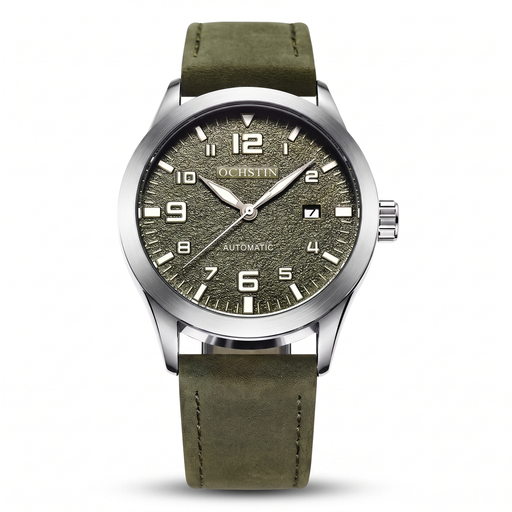 OCHSTIN 62028 front view, military green dial