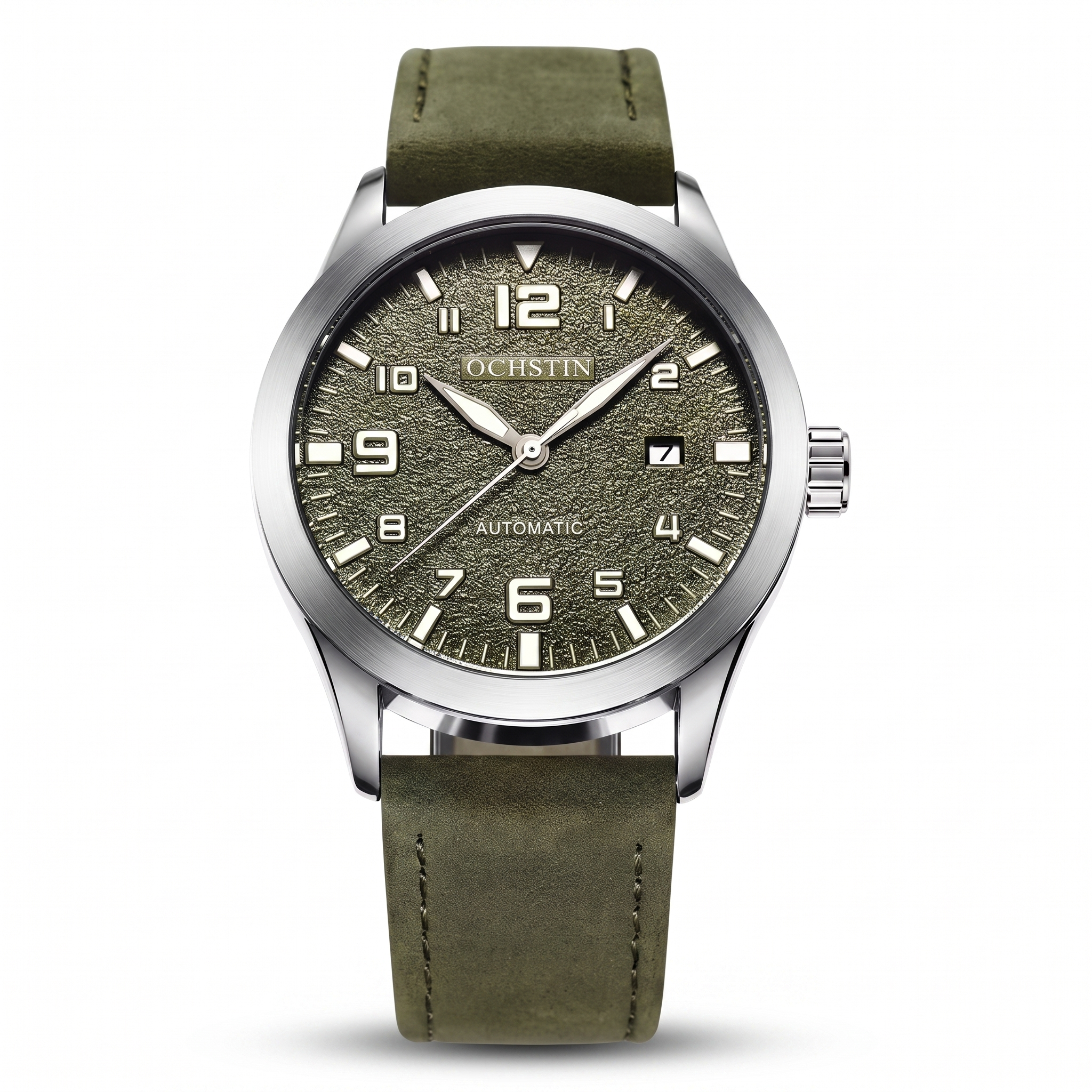 OCHSTIN 62028 front view, military green dial