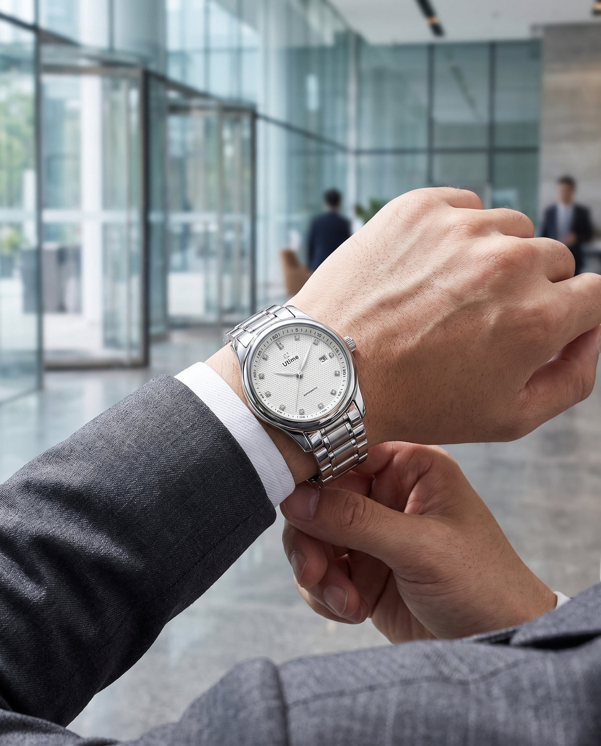 Worn with a suit , business