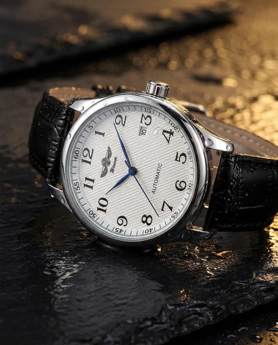 WINNER WRG8024 automatic dress watch lifestyle view 1