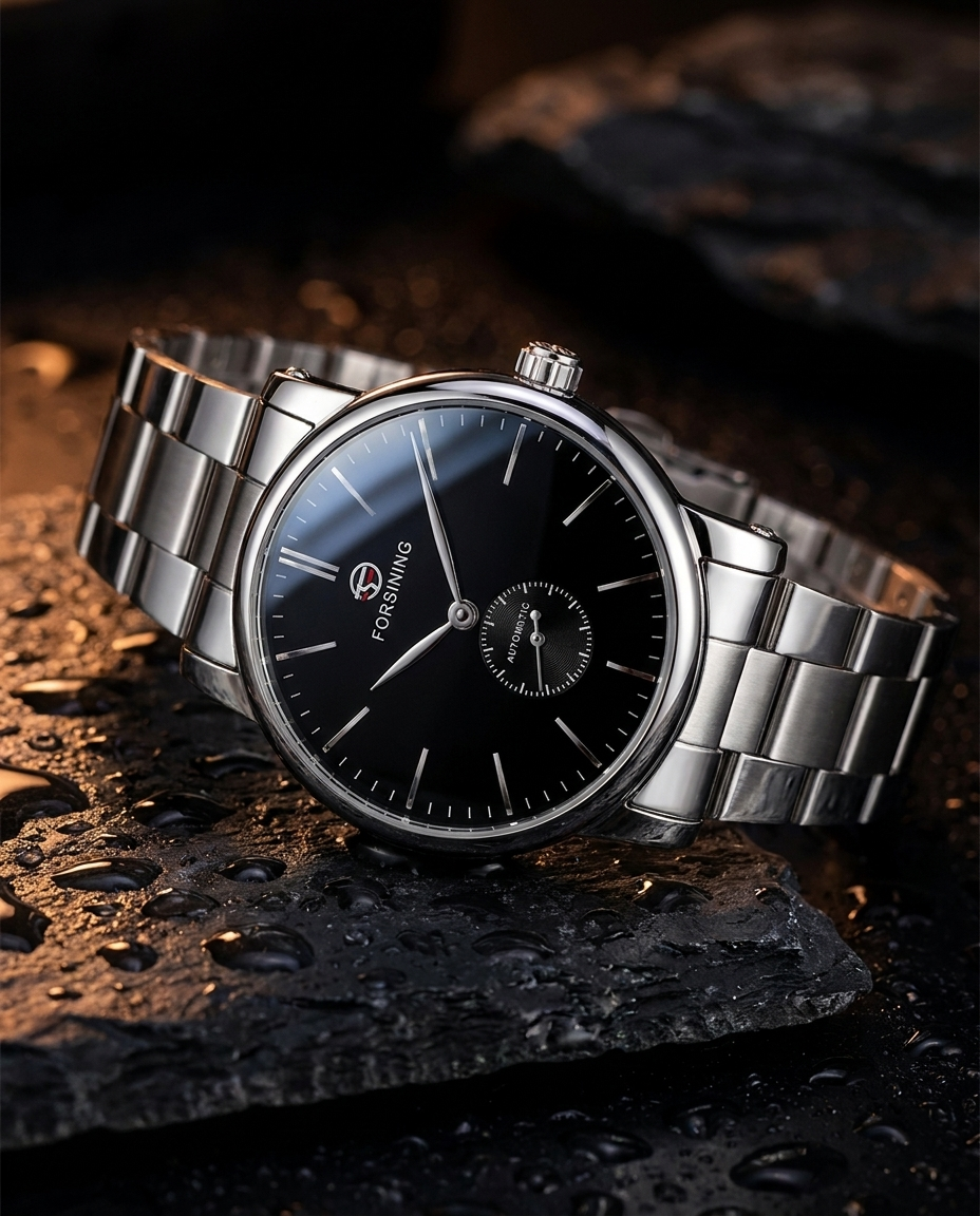 FORSINING FSG8214 steel bracelet lifestyle