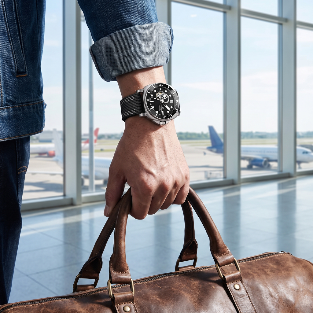 worn while traveling