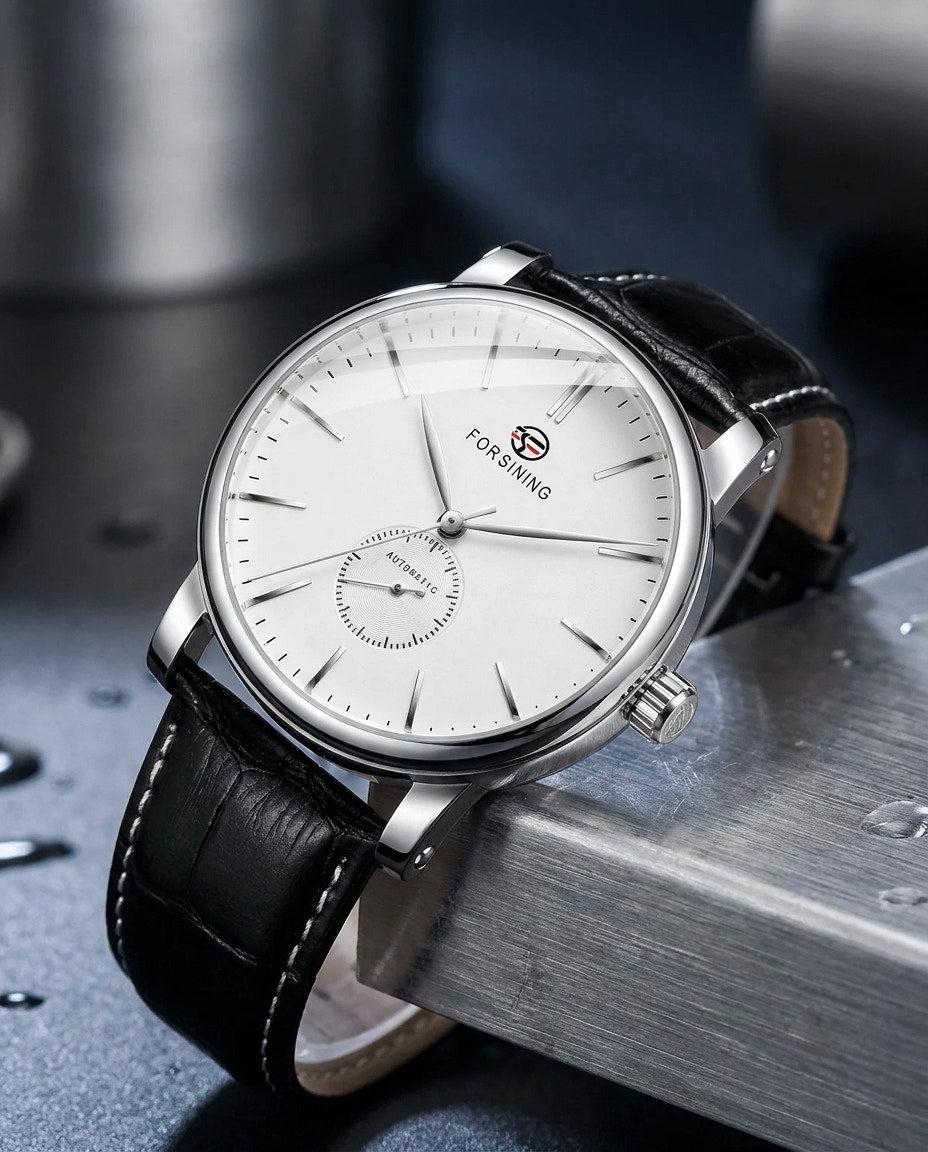 FORSINING FSG8214 white dial lifestyle