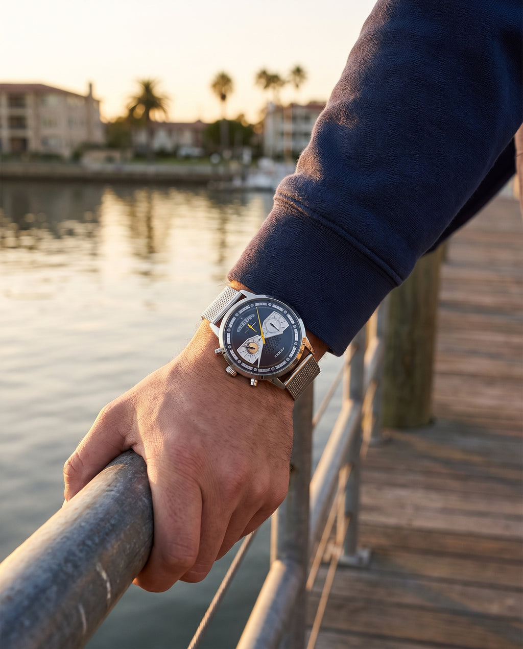 SINOBI Silver worn boardwalk