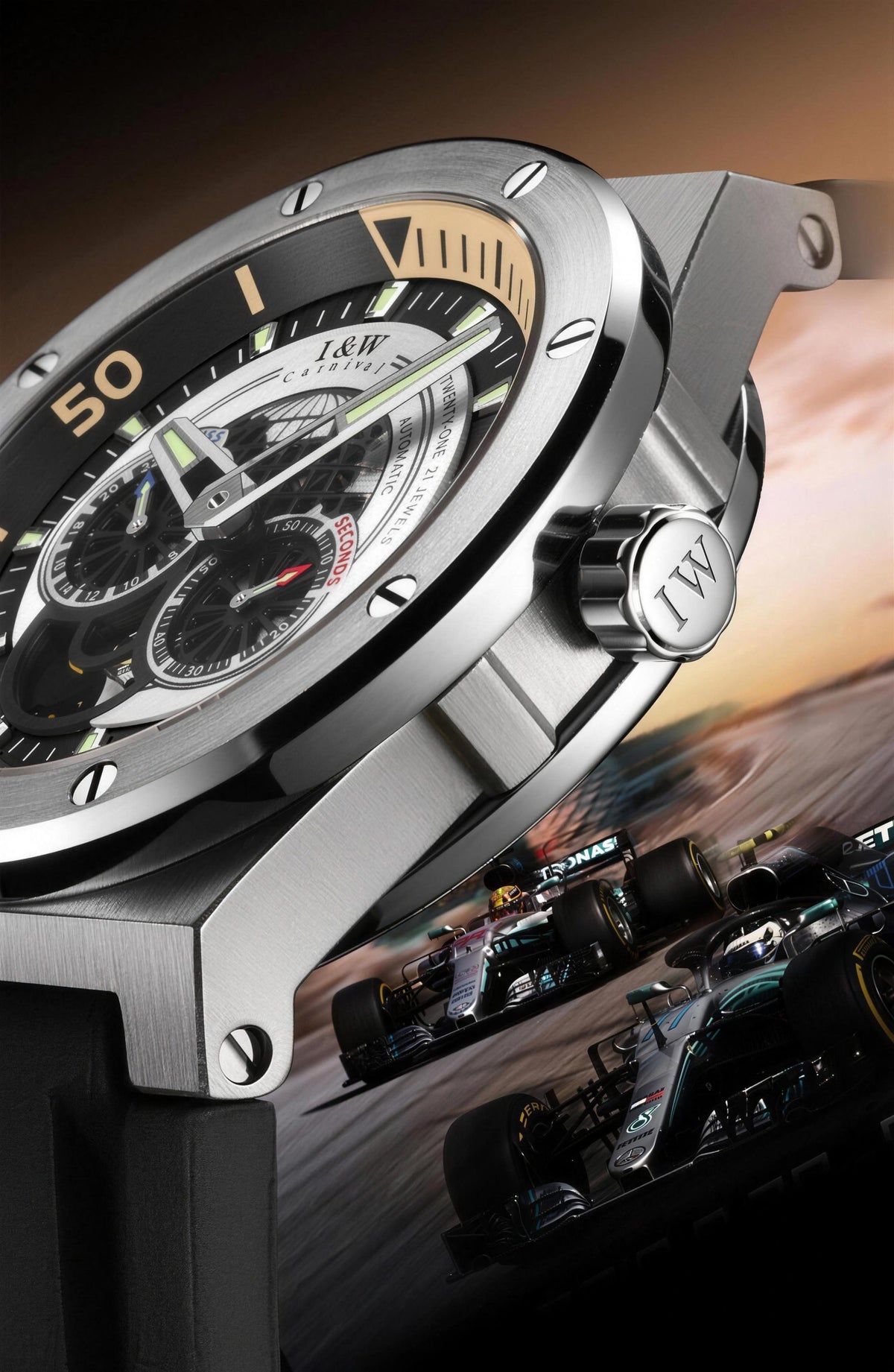 Carnival IW.619G dial macro, 4K