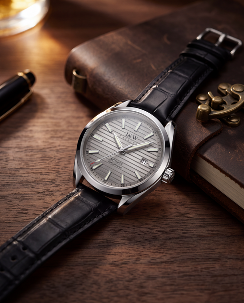 Carnival IW713G gray automatic on wood desk