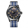OCHSTIN 62028 blue dial automatic field watch with blue nylon strap