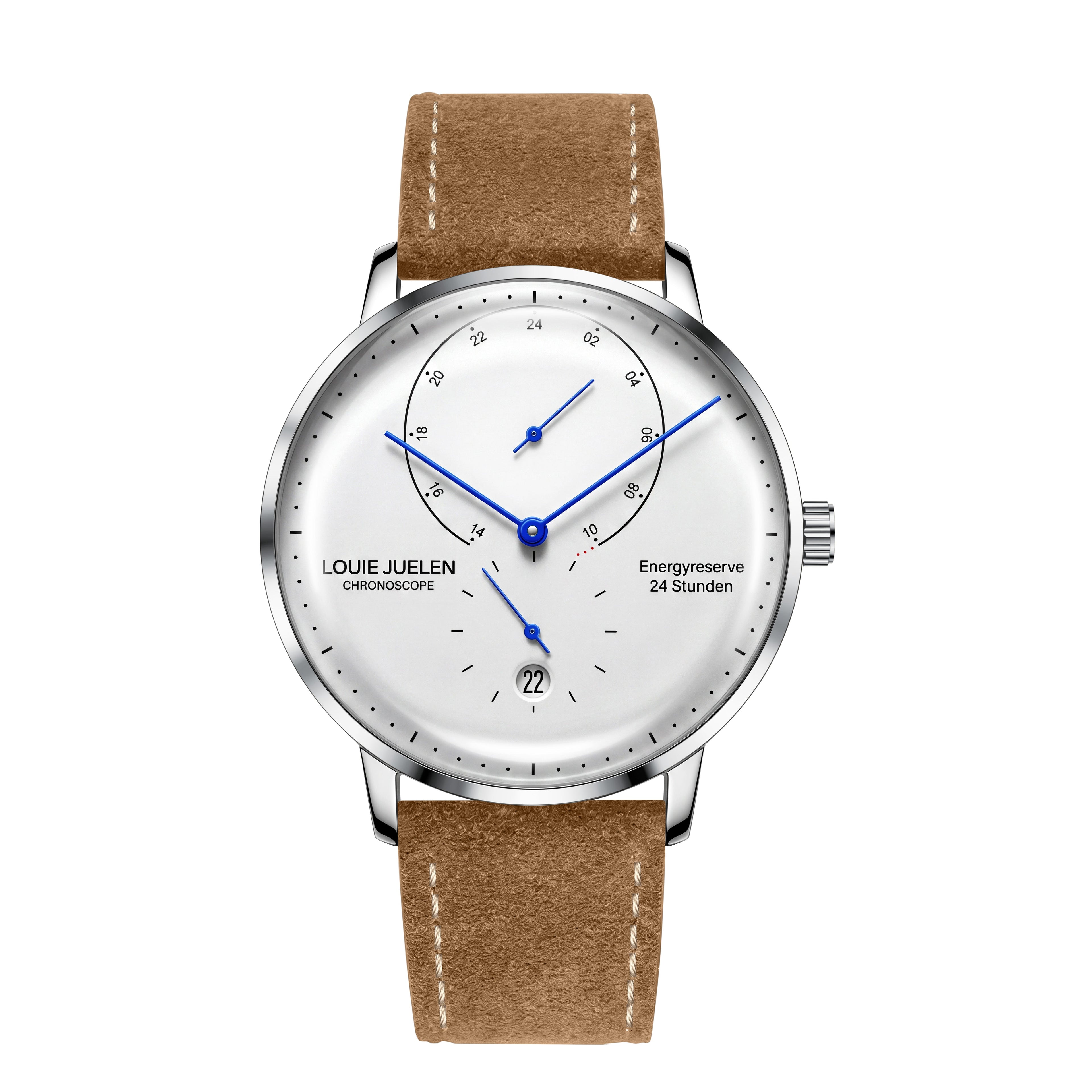 LOUIE JUELEN Minimalist Quartz Watch, 42mm