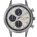 Maker's Watch Knot Silver and Ivory Titanium Solar Chronograph