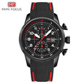 MINI FOCUS 0379G 04-Black Red with white hour and minute hands