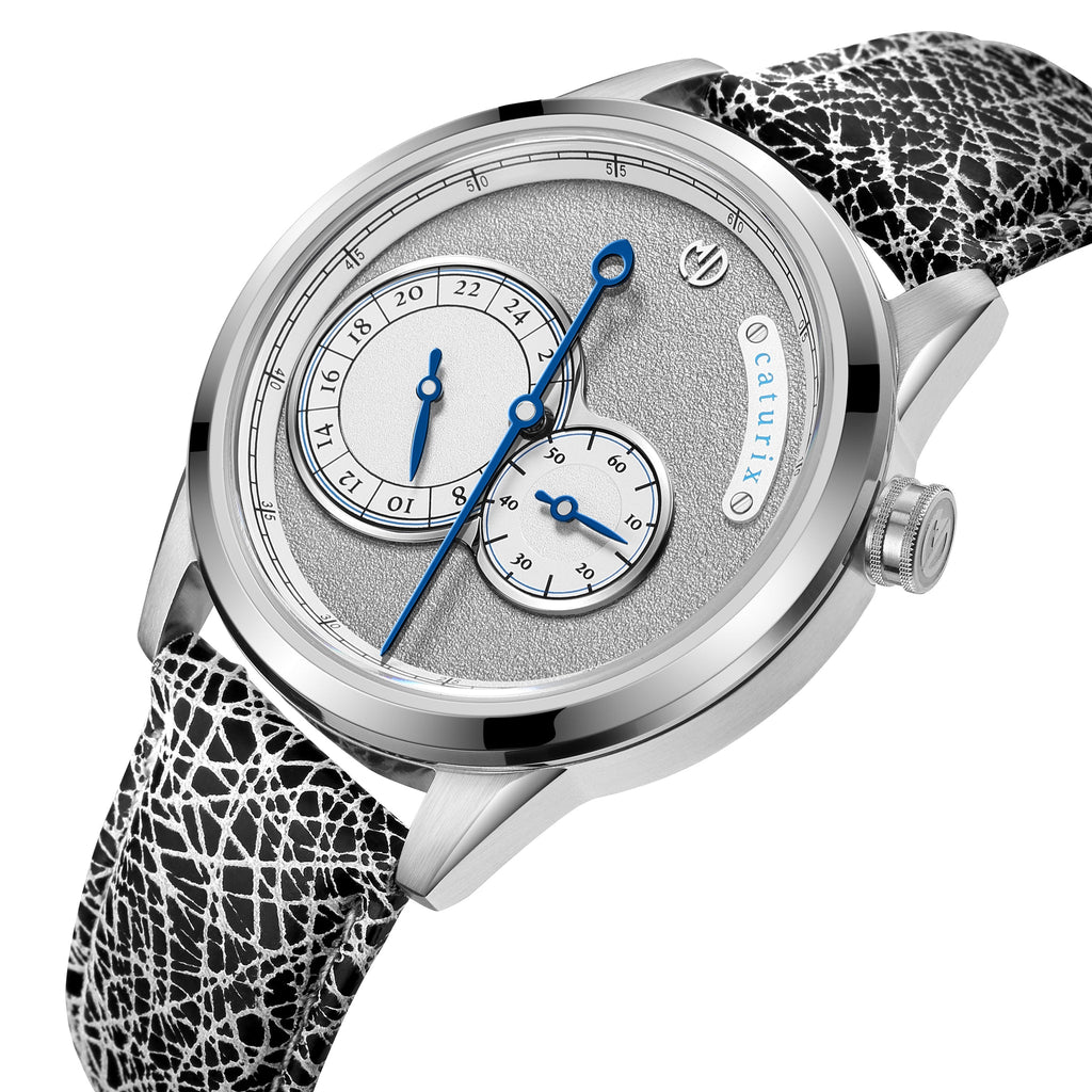 MD Watches Supernatural Caturix regulator dial detail
