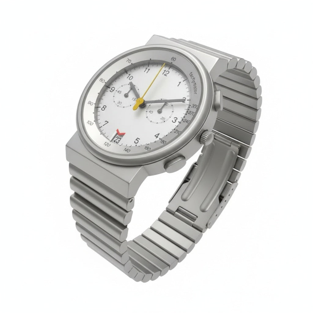 CILOA Chronograph Sports Quartz Watch, three-quarter angle