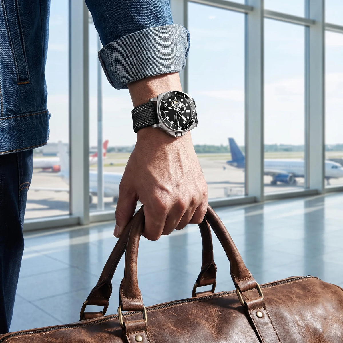 worn while traveling