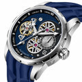 PAGANI DESIGN PD-YS022 blue skeleton automatic watch