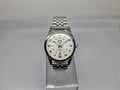 Vintage HMT Pilot white dial watch with steel bracelet
