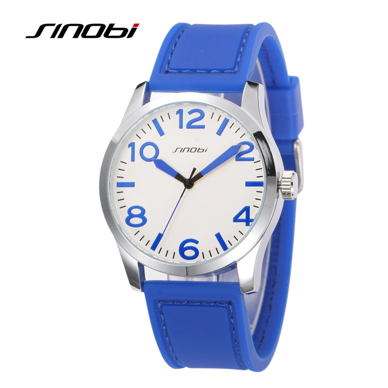 SINOBI Colorful Quartz Watch, Bright Everyday Dial