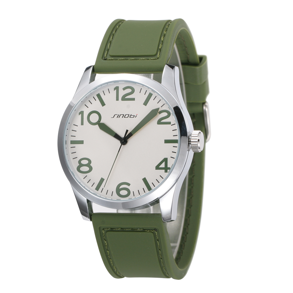 SINOBI Colorful Quartz Watch, Bright Everyday Dial