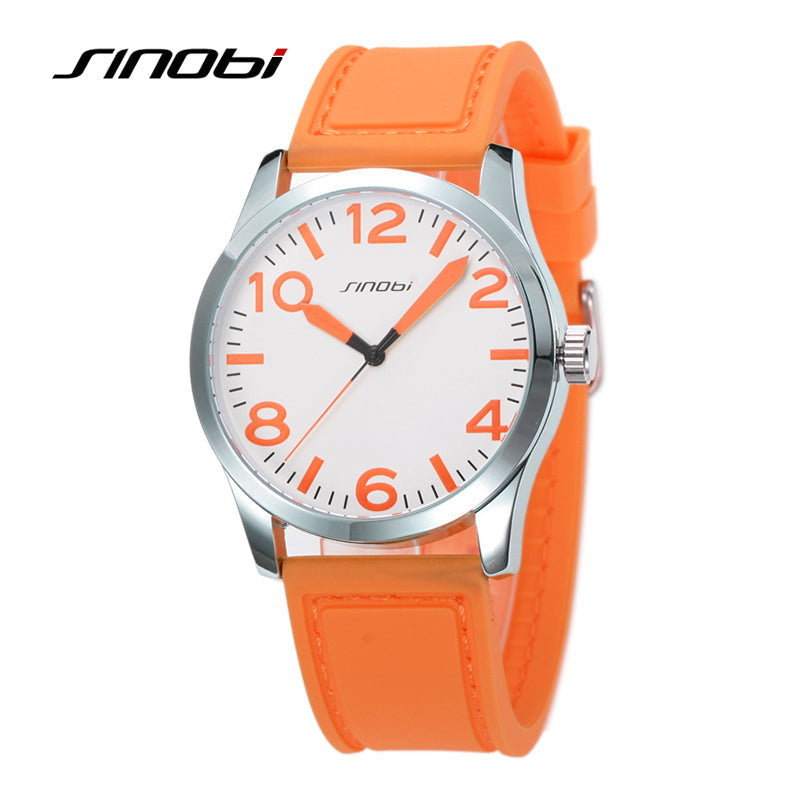 SINOBI Colorful Quartz Watch, Bright Everyday Dial