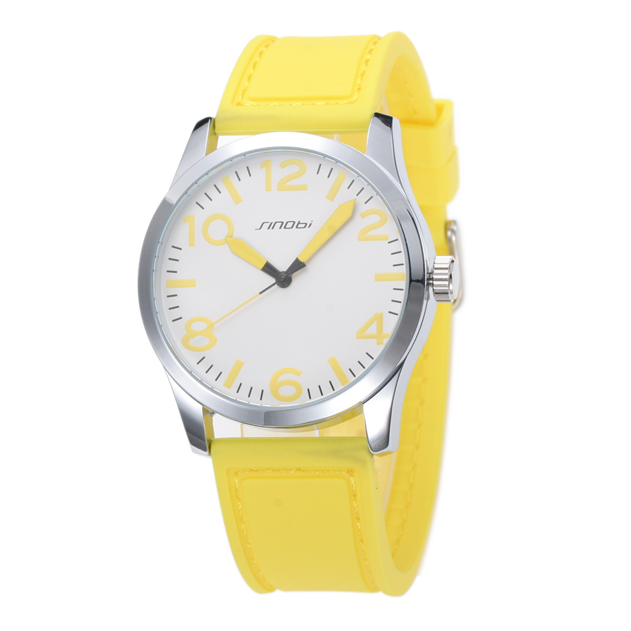 SINOBI Colorful Quartz Watch, Bright Everyday Dial