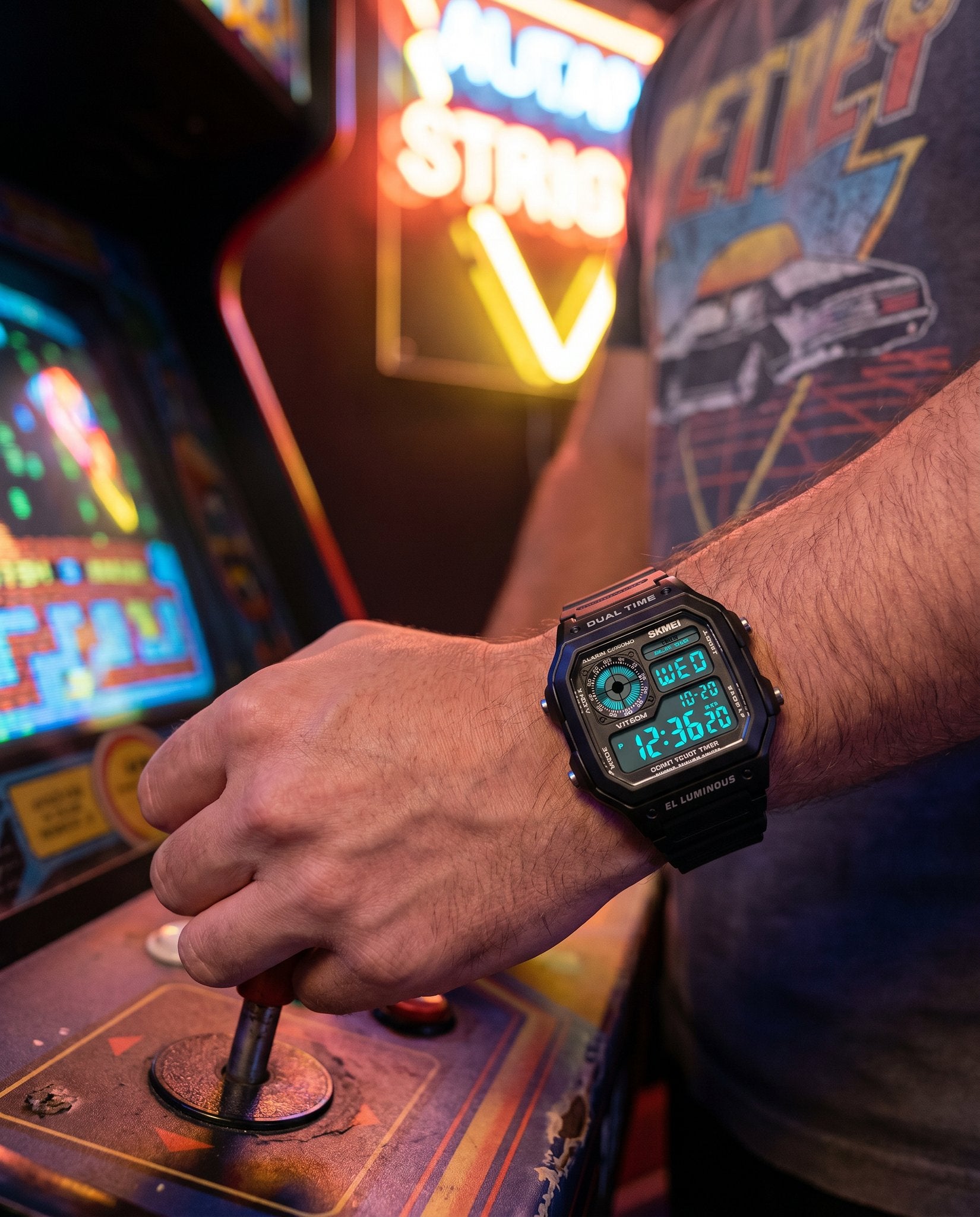AWC Retro Digital Sport arcade wrist shot