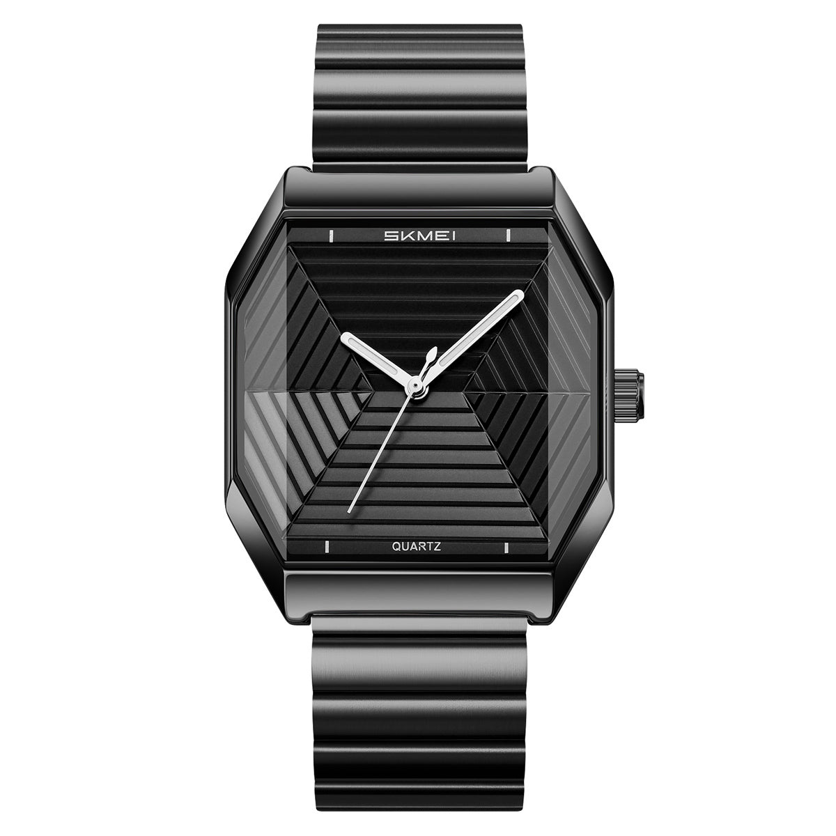 SKMEI 9393 black case and bracelet with black dial