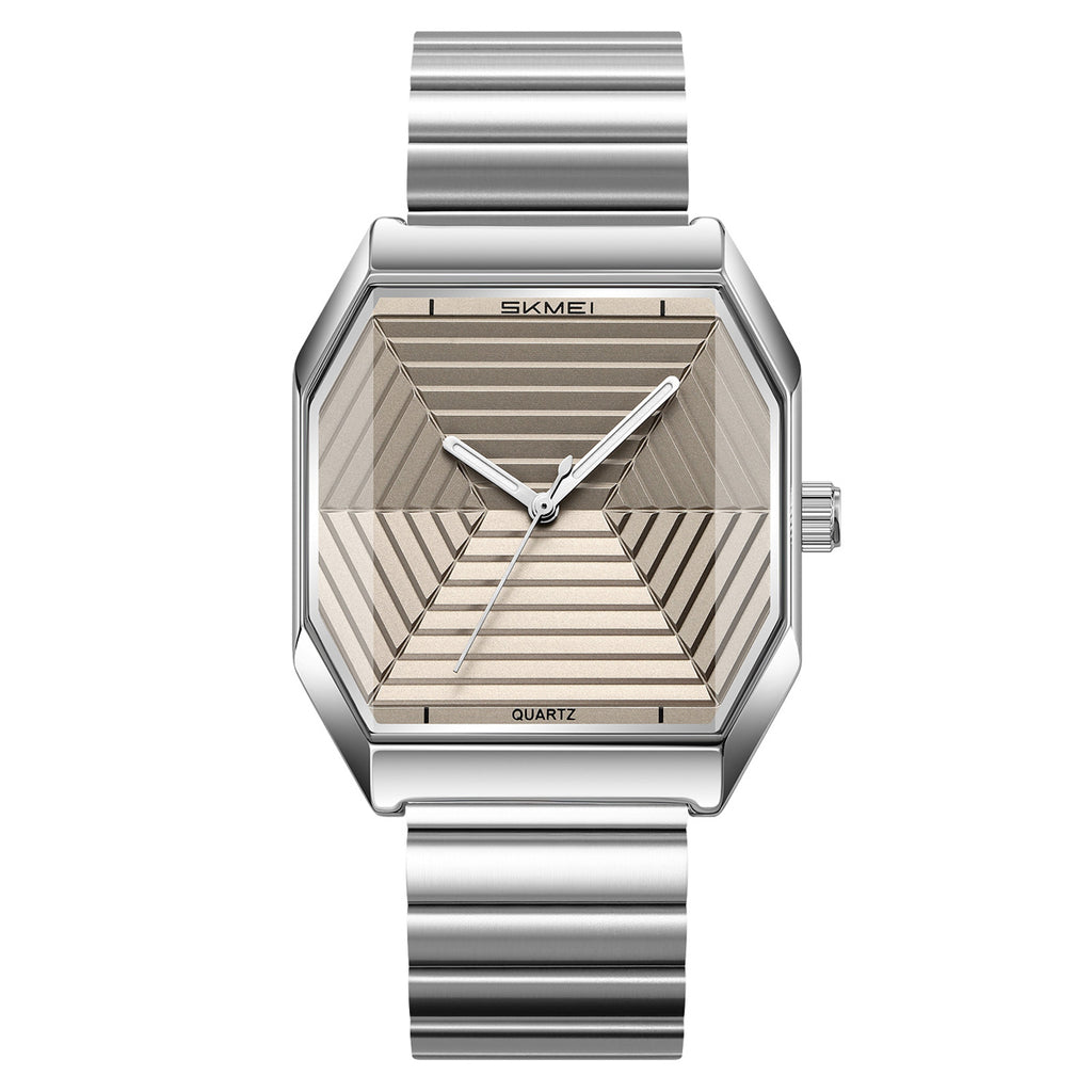 SKMEI 9393 silver case and bracelet with grey dial
