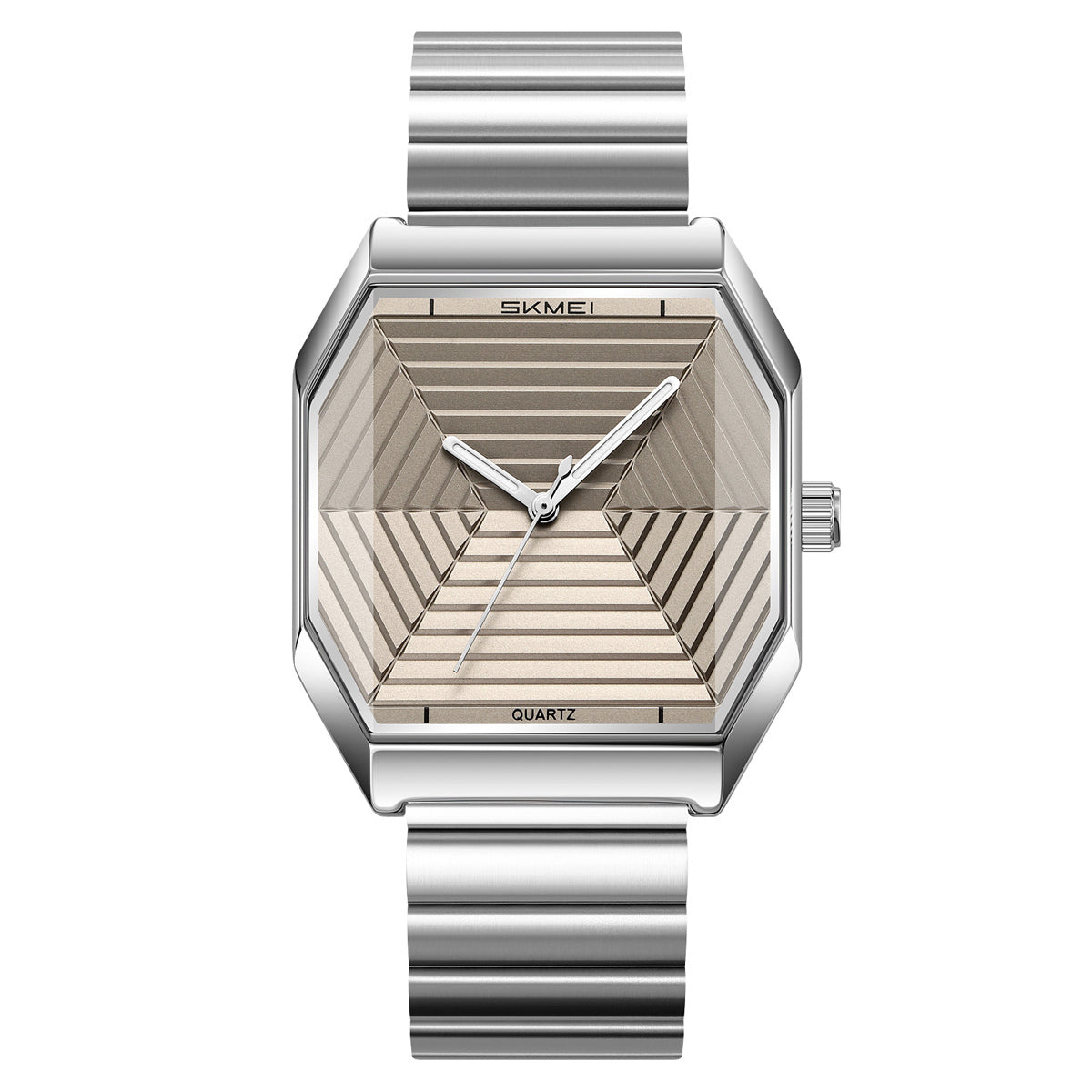 SKMEI 9393 silver case and bracelet with grey dial