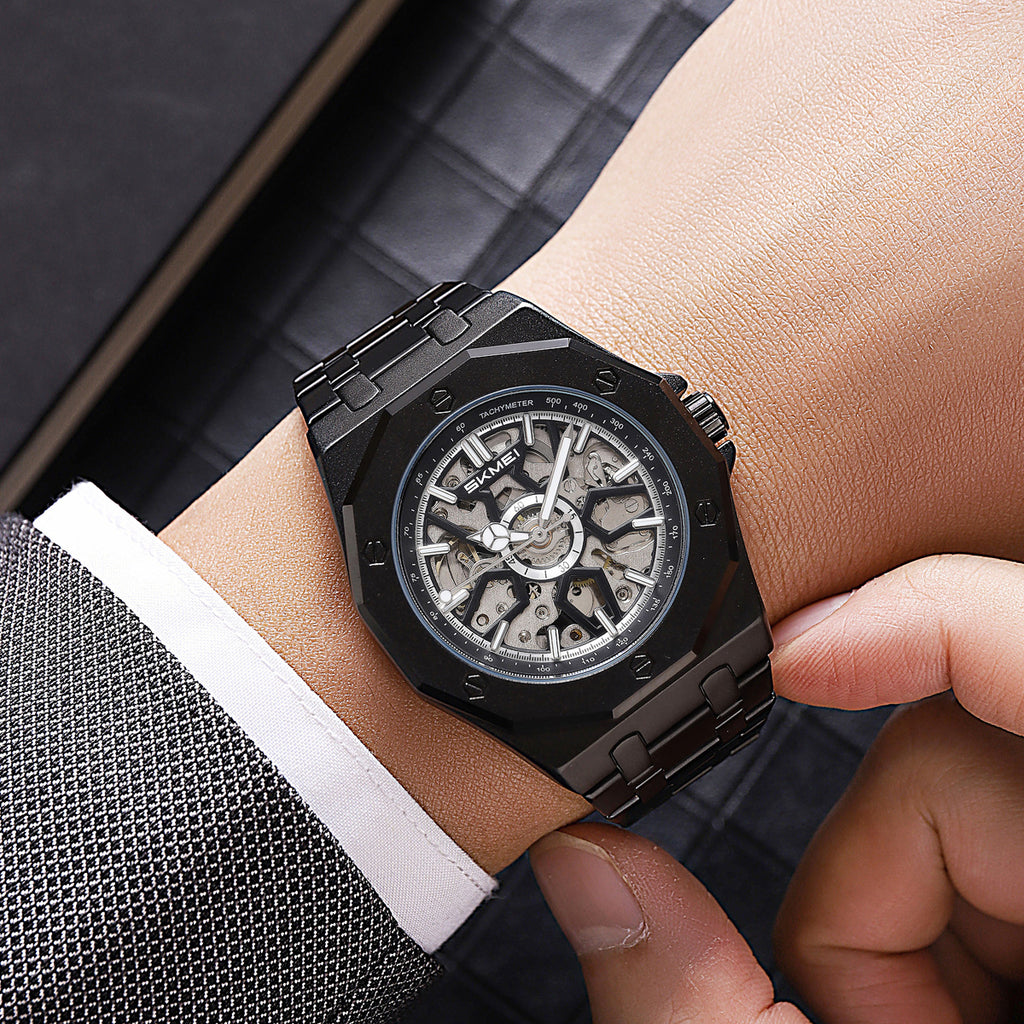 SKMEI M036 Black Steel lifestyle watch