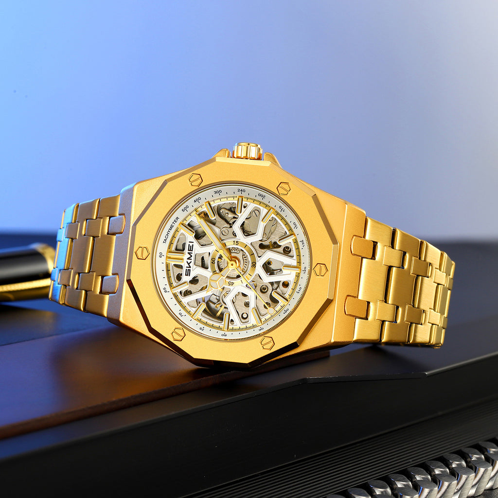 SKMEI M036 Gold Steel lifestyle watch