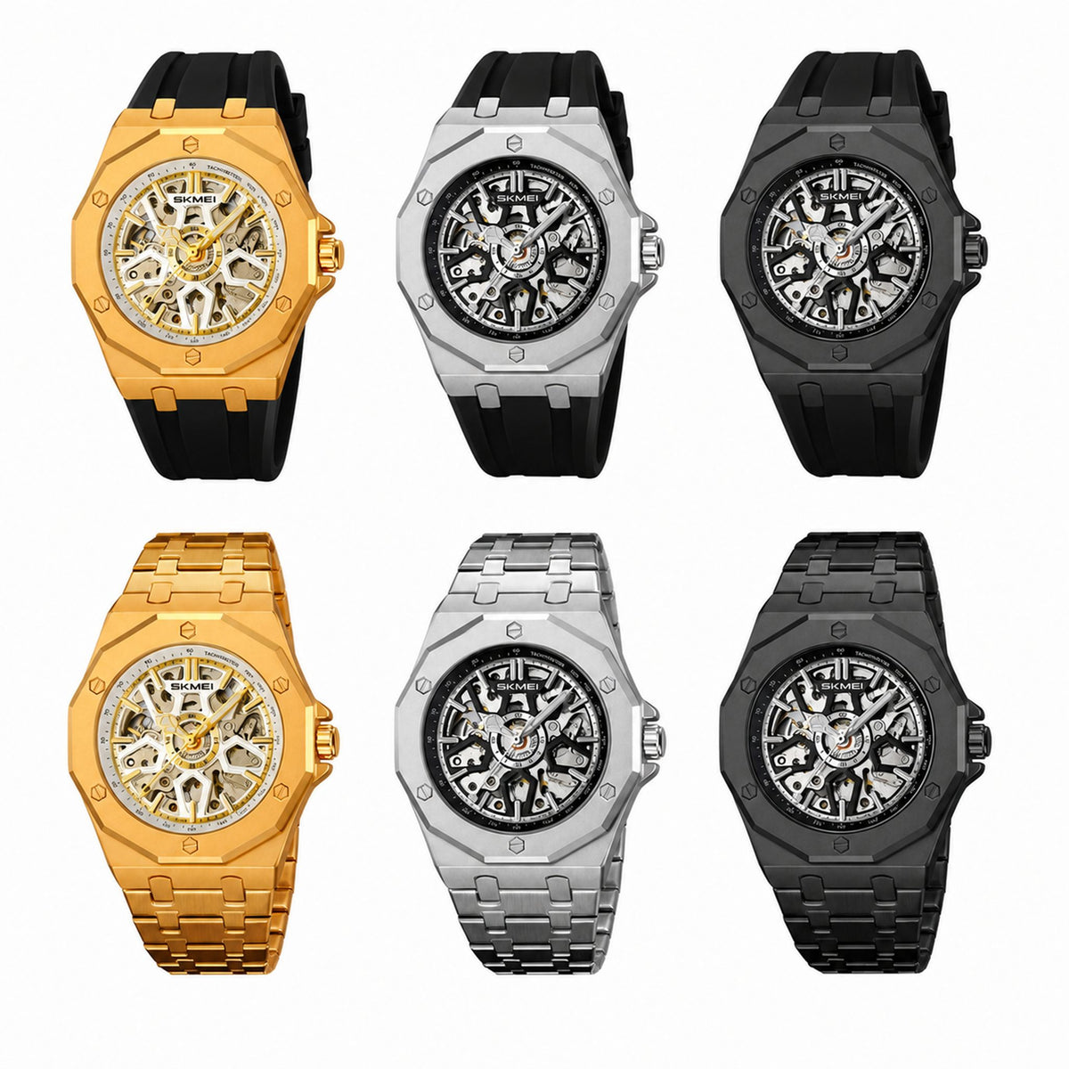 SKMEI M036 six watch colors and strap options