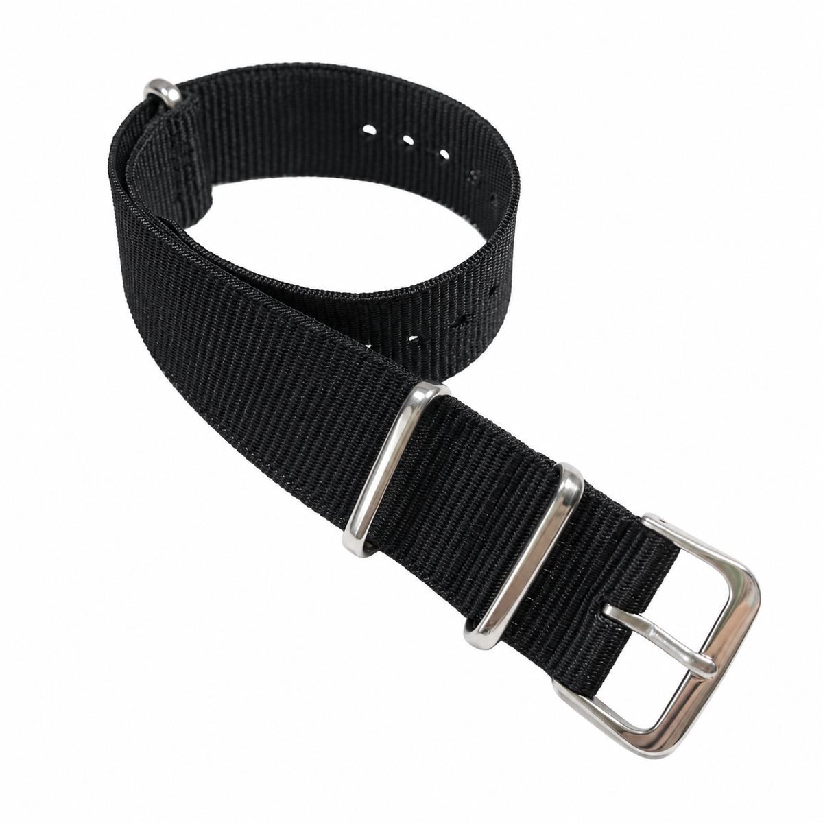 Woven Nylon Pass-Through Watch Strap
