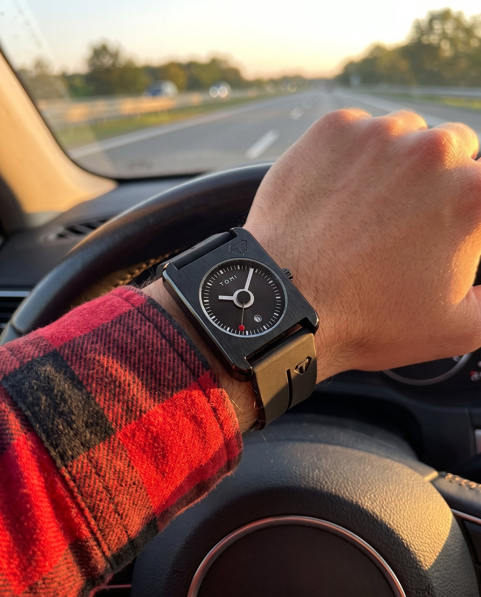 AWC TV Dial Quartz road trip wrist shot