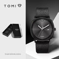 Black case black dial black band