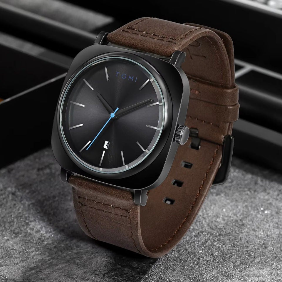 Black case brown band colorway