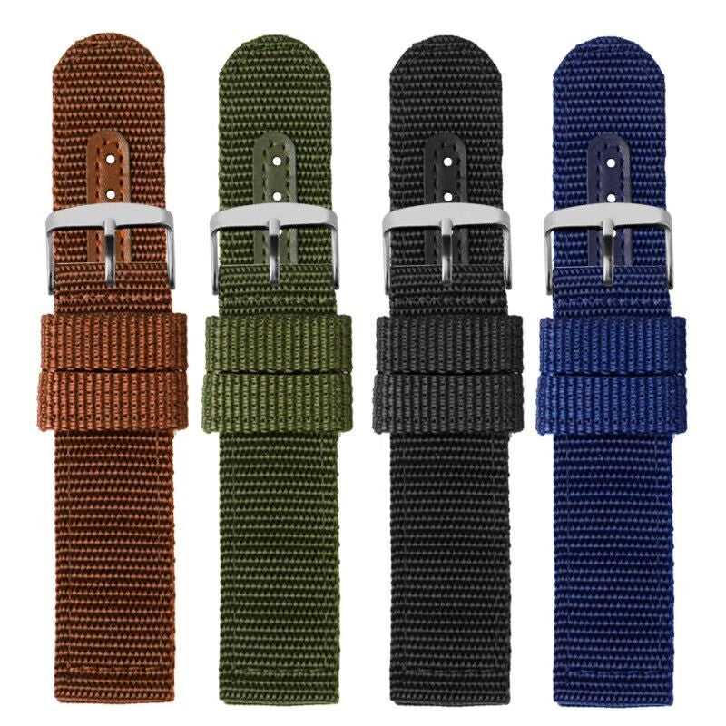UPro ballistic nylon strap color lineup on white